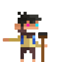 Pixel 8Bit Sticker by BasedMinis