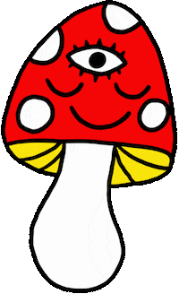 Tripping Third Eye Sticker by wokeface