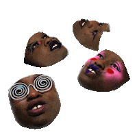 Sunglasses Mask Sticker by Tierra Whack