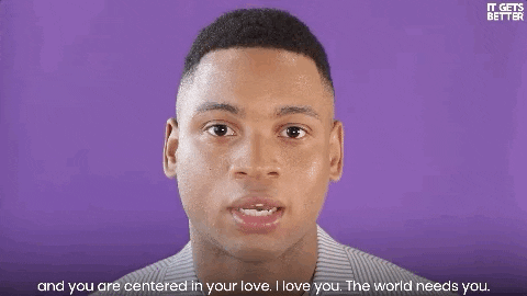 ryan jamaal swain love GIF by It Gets Better Project