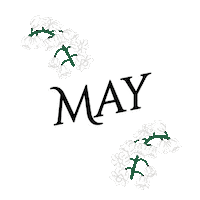May Lily Of The Valley Sticker by Erstwilder
