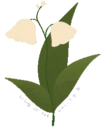 Lily Of The Valley Flower Sticker
