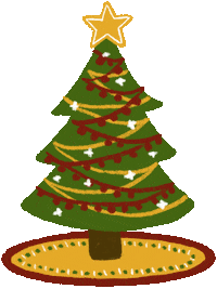oliviaashcraft christmas merry christmas tree doodle Sticker