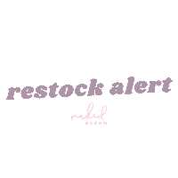 Vegan Restock Sticker by Naked Blend Official