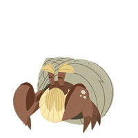 Hermit Crab Animation Sticker by Puffin Rock