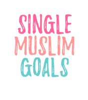 Just Married Muslim Sticker by SingleMuslim.com