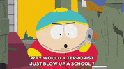 nervous eric cartman GIF by South Park 