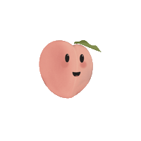 Fruit Peach Sticker