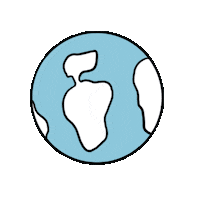Moon Earth Sticker