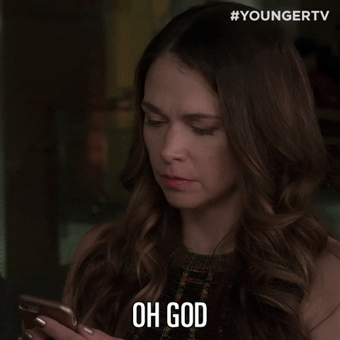 Text Omg GIF by YoungerTV