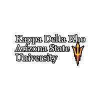 Arizona State Zoom Sticker by Kappa Delta Rho