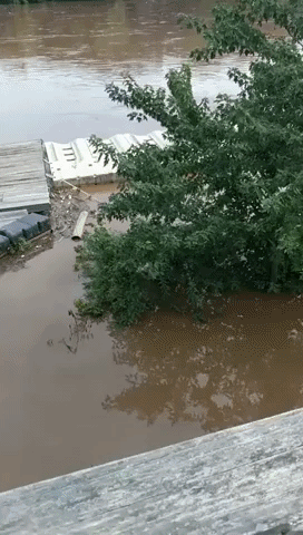 Severe Flooding Swamps Pennsylvania Backyards