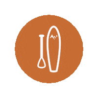 AdventurUsWomen sup paddle paddleboarding adventurus women Sticker