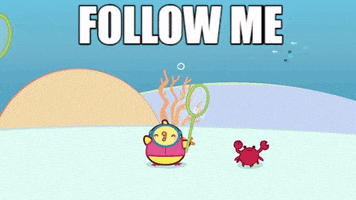 happy under the sea GIF by Molang