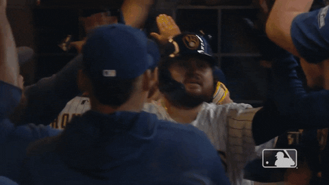 Milwaukee Brewers Sport GIF by MLB