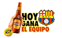 PilsenerEC barcelona cerveza promo ecuador Sticker