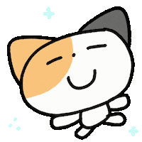 Relaxed Cat Sticker