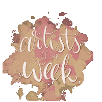 hannahharrisddbd art pink artist yellow Sticker