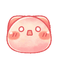 TONESHIEEE pink neko mochi emotes Sticker