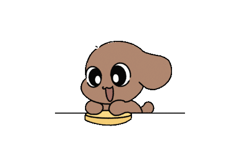 ujuice_ giphyupload 강아지 우주 도장 Sticker