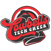 tumbletech cowbells techcheer tech cheer tech cheer cowbells Sticker