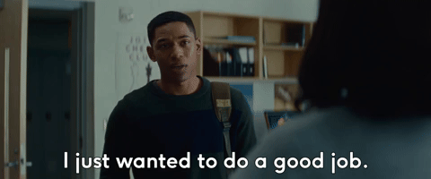 I Just Wanted To Do A Good Job