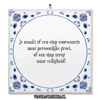 Nl Reflectie Sticker by Tegelspreuken.nl