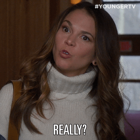 Surprised Suttonfoster GIF by YoungerTV