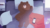 Brown Bear Line GIF by Beats by Dre