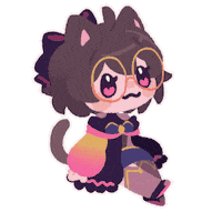 Cat Girl Sticker