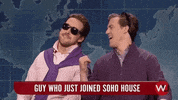 ryan gosling fist bump GIF by Saturday Night Live