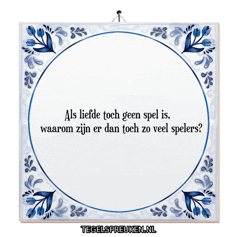 Hart Troost Sticker by Tegelspreuken.nl