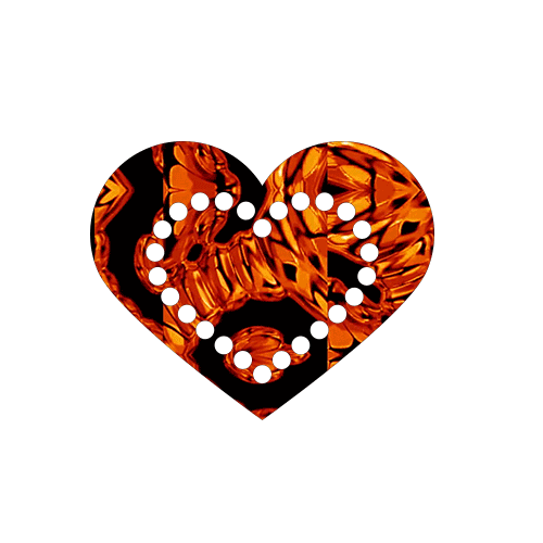 Heart Fire Sticker