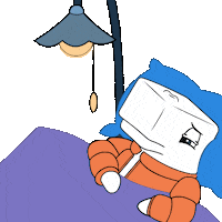 Tired Good Night Sticker by Ordinary Friends