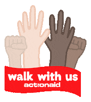 EarthWalk climatejustice actionaid earthwalk earthwalk2021 Sticker