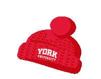 Snow Holiday Sticker by York University