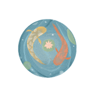 graceeaton swim lotus pond yang Sticker