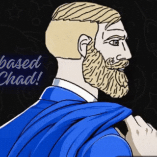 basedchadhq giphyupload meme crypto chad GIF