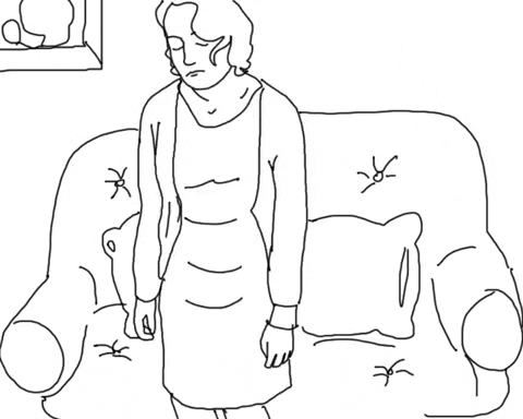 wondering black and white GIF by ola szmida