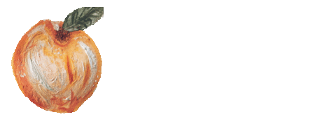 Fruit Peach Sticker by Bash Clothing