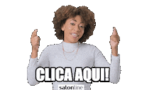 Clica Aqui Suelen Sticker by Salon Line