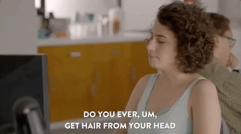 season 2 do you ever get a hair from your head stuck in your butt crack GIF by Broad City