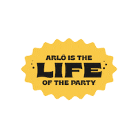 Hey Arlo Sticker by Arlo Kombucha