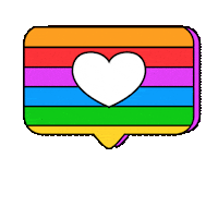 In Love Pride Sticker by Takeabrief