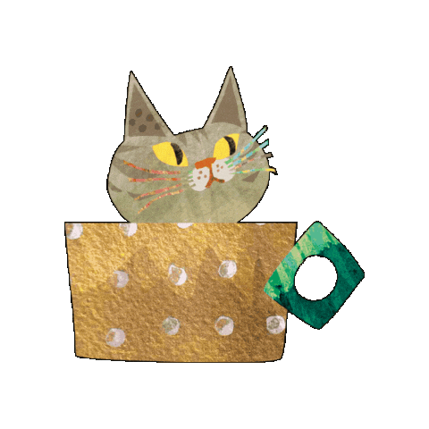 Cat Coffee Sticker