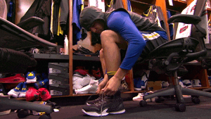 Getting Ready Game Time GIF by NBA