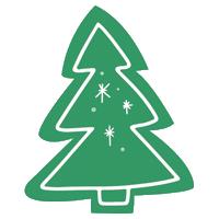Christmas Tree Sticker by DeBrosse