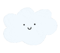 Happy Cloud Sticker