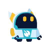 Robot Chibi Sticker by Valearnis