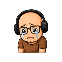 Sad Glasses Sticker